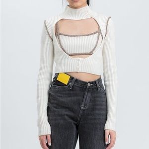 Danielle Guizio knitted top